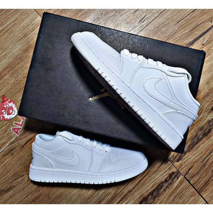 jordan 1 low triple white women's