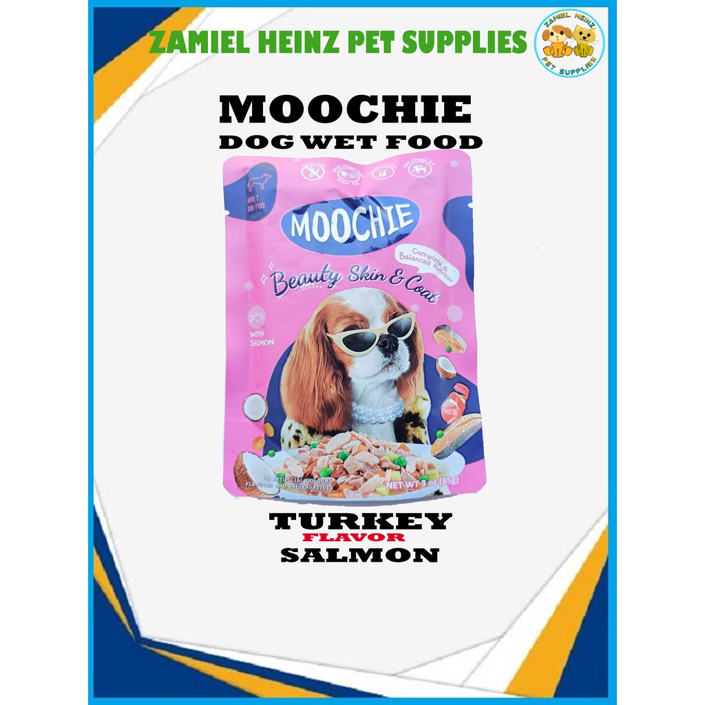 MOOCHIE WET DOG FOOD 85g ( SALMON ) | Shopee Philippines