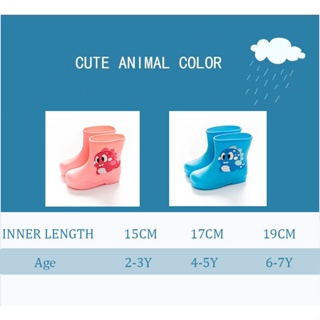 COD Children's Cartoon Rain Boots for Kids Weather Protection Shoes Rainy Shoes KIDS Rainboots #7