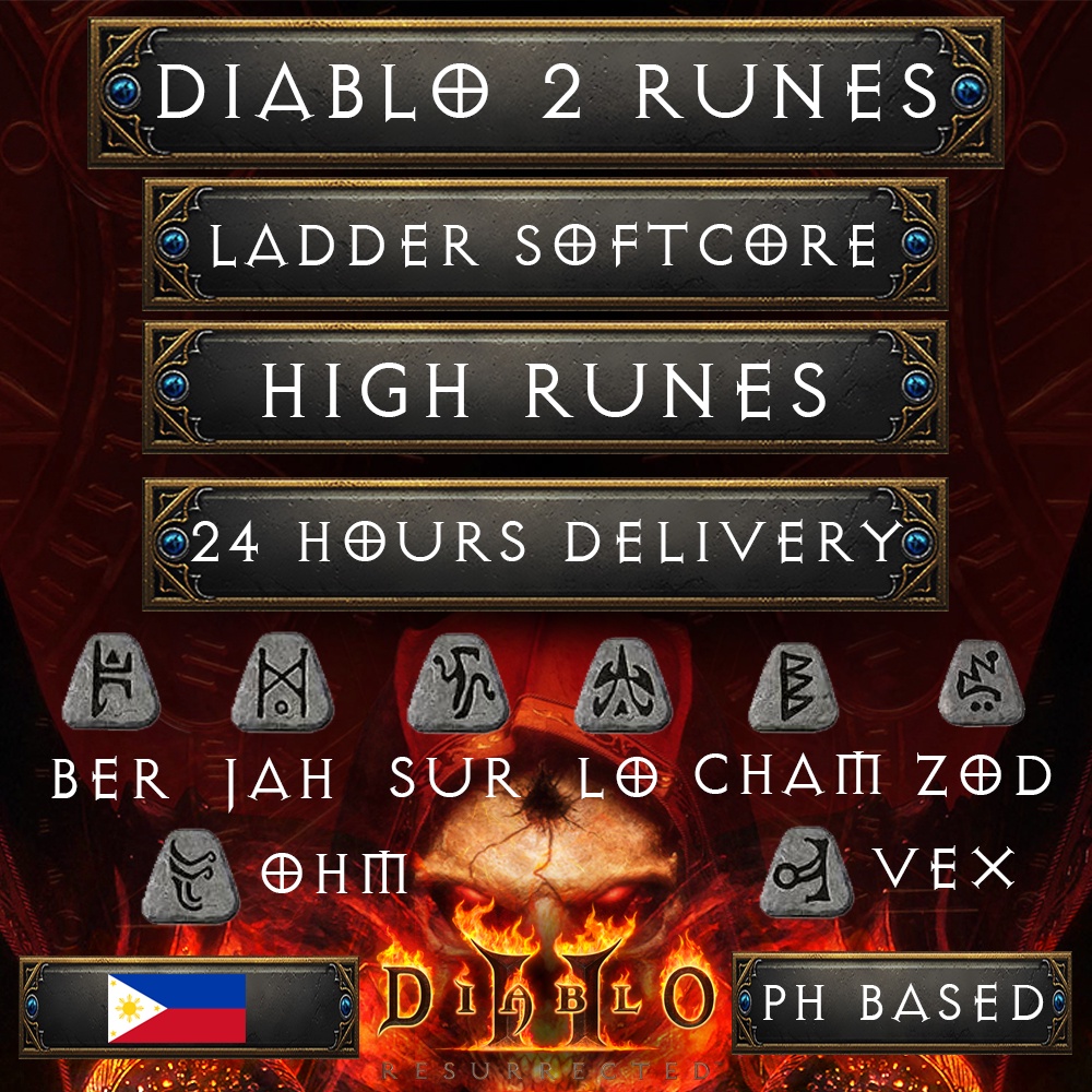Diablo II Resurrected D2R Season 3 Softcore Ladder High Runes PC