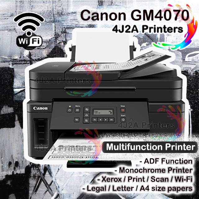 Canon Pixma GM4070 Monochrome All in One Printer Shopee Philippines
