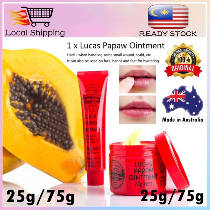 Australia Original Lucas Papaw Ointment 25g/75g Lip Balm&Skin Scald