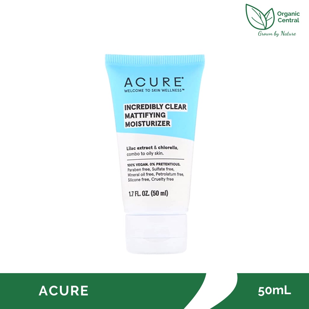 Acure Incredibly Clear Mattifying Moisturizer 50mL | Shopee Philippines