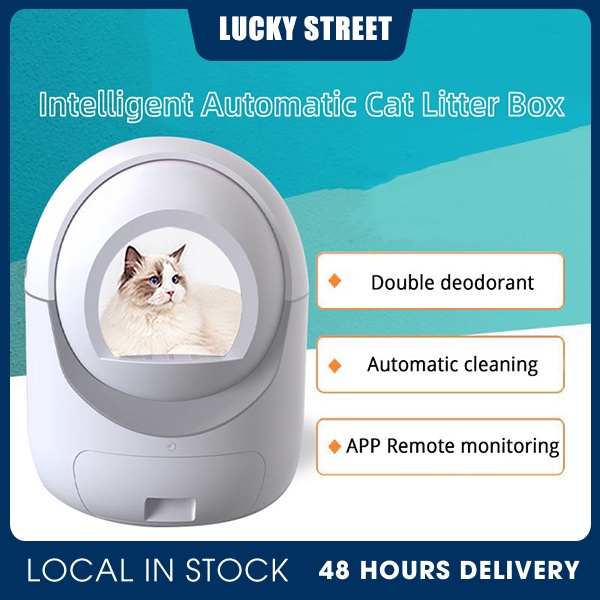 Intelligent Automatic Cat Litter Box Enclosed Deodorizing Cat Toilet