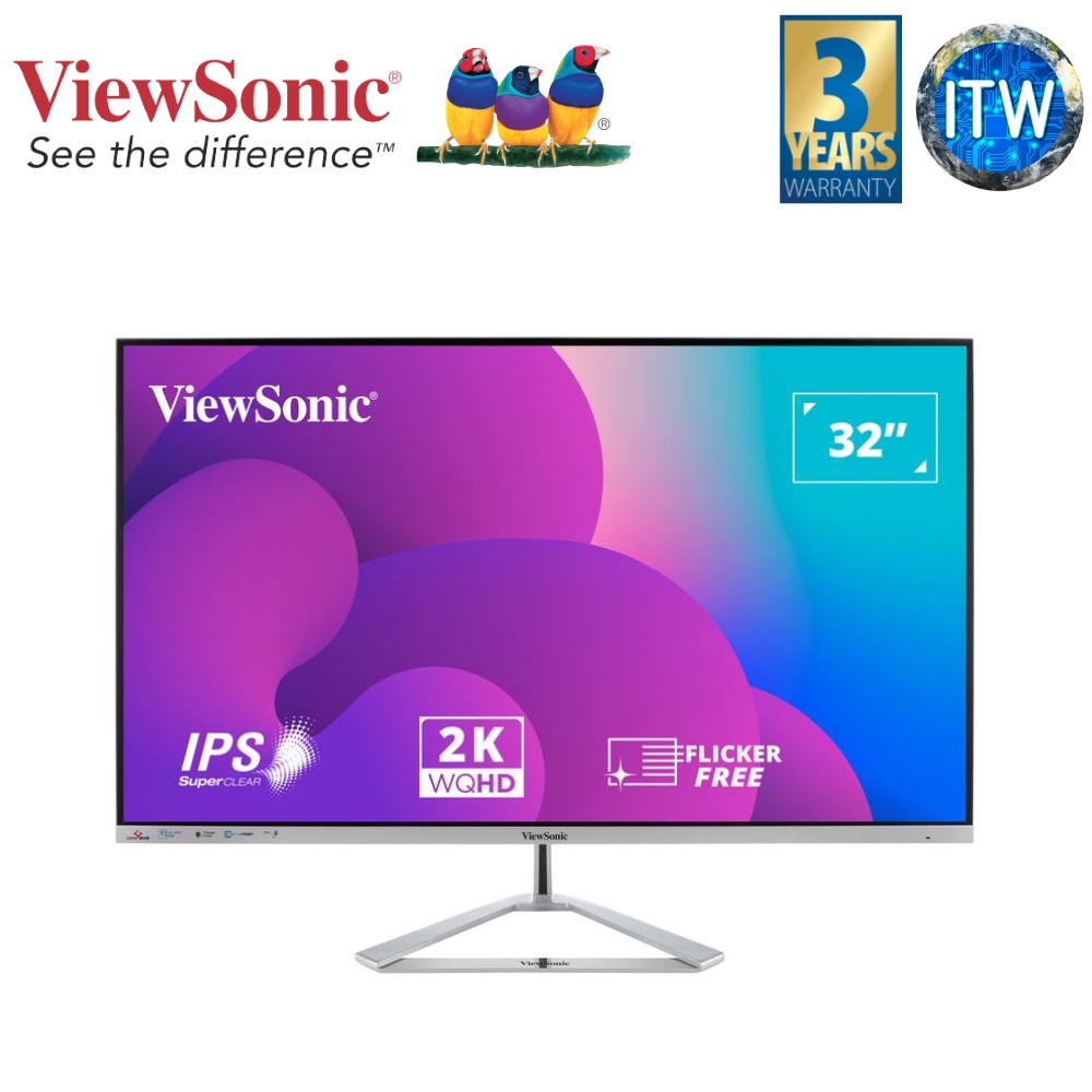 Viewsonic VX3276-2K-MHD-7 32インチWQHDモニター - タブレット