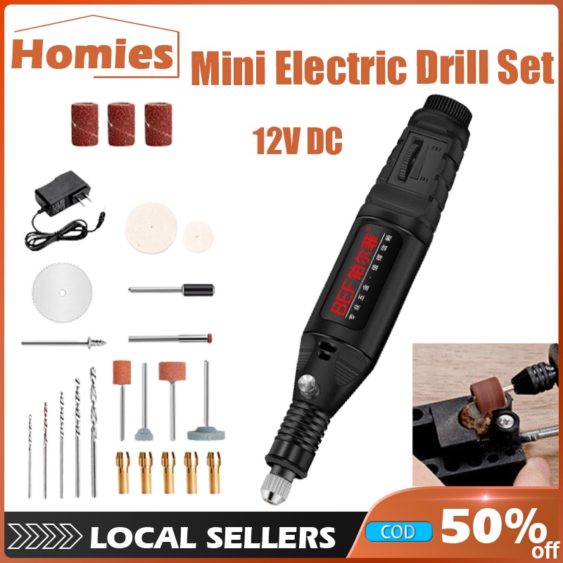 Mini Electric Drill Set V Dc Mini Electric Grinder Power Tools For