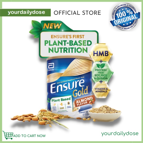ENSURE GOLD (ALMOND FLAVOR) 850G Shopee Philippines