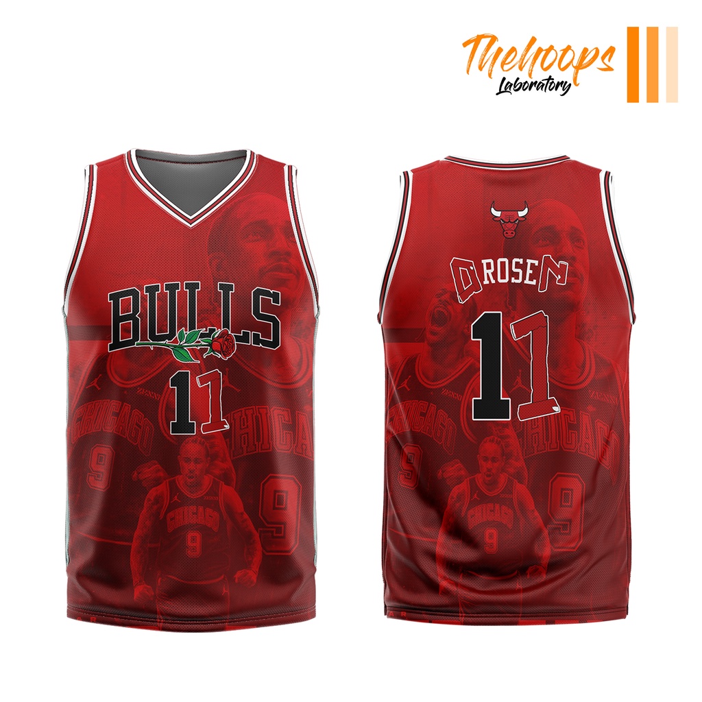 THL X NBA Chicago Bulls Rose Edition TOP FULL SUBLIMATION | Shopee ...