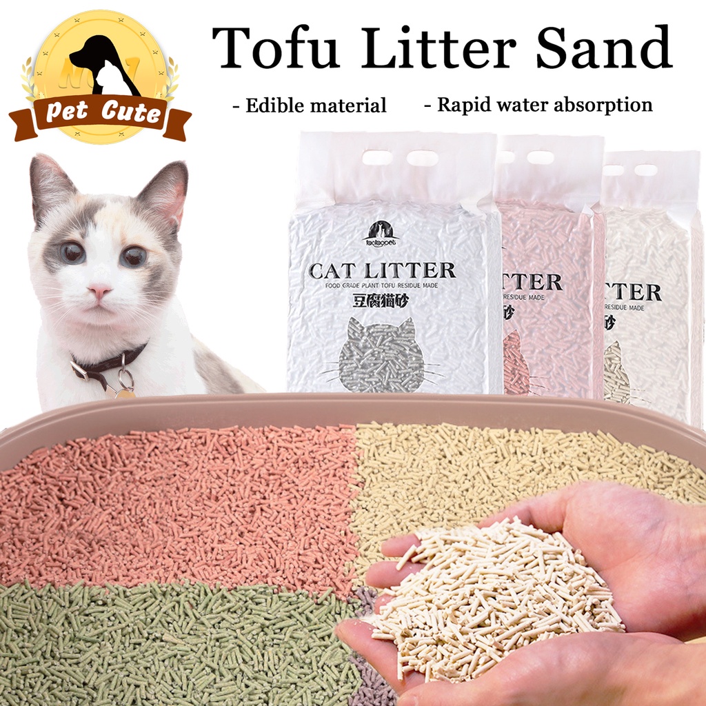 Cat Litter 6L Food Grade Plant Tofu Residue Made Super Clumping Cat