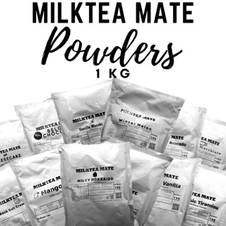 MLKT Powders, Milktea Mate Premium Powder Flavor 1kg for MilkTea, Shakes and Frappe