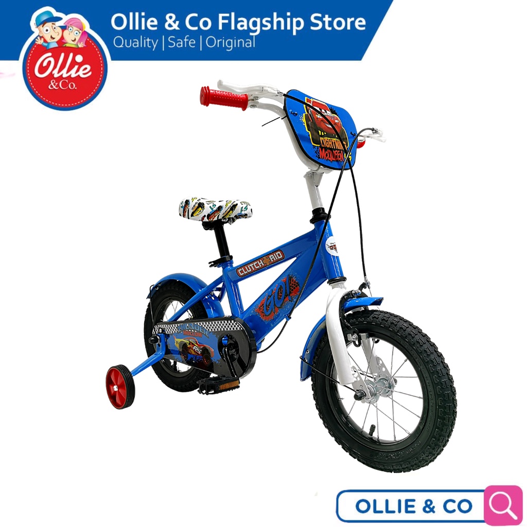 Disney Cars 12 Inches Bike with Training Wheels for Kids Ages 3 and Up