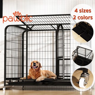 【Ready Stock】XXXL Dog Cage Square Tube Stainless Steel Dog Crate Pet