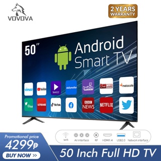 VOVOVA Smart tv 32 42 50inch HD LED Slim Television Android Netflix tv flat screen tv Monitor sale