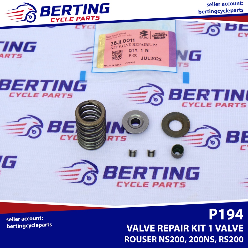 VALVE REPAIR KIT 1 VALVE Rouser NS200 200NS RS200 Genuine 36JL0011 Shopee Philippines