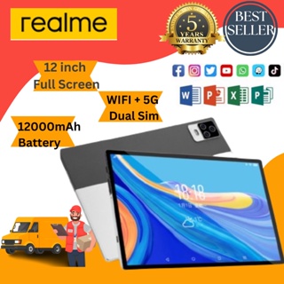 5G Realme Pad Pro Tablet 12 Inch 16GB+512GB Learning Tablet for Online Classroom HD Tablet Android