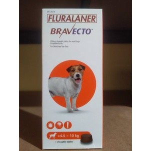 BRAVECTWO CHEWABLE 4.5 TO 10 KG