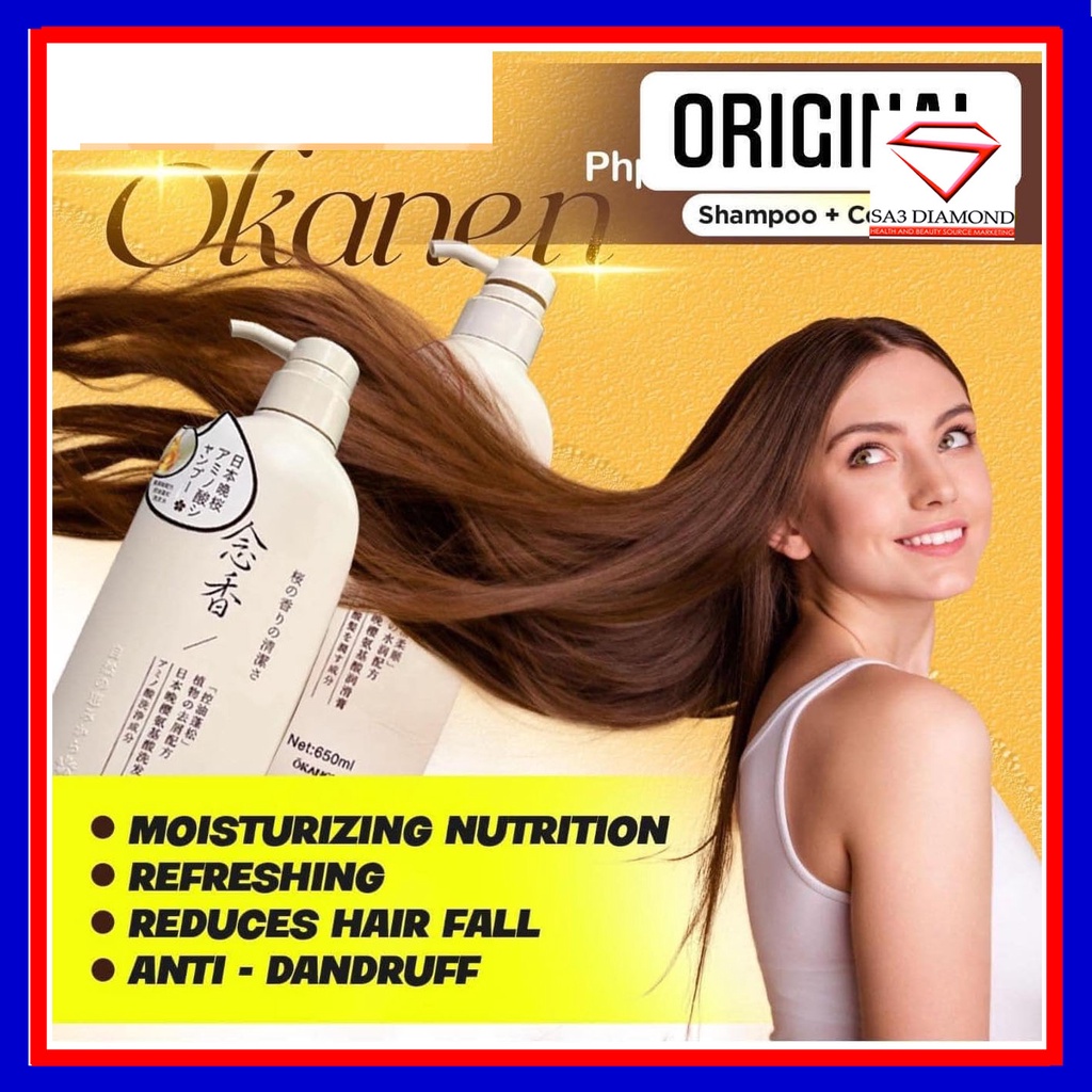 OKANEN shampoo , conditioner, body wash (650ml) Shopee Philippines