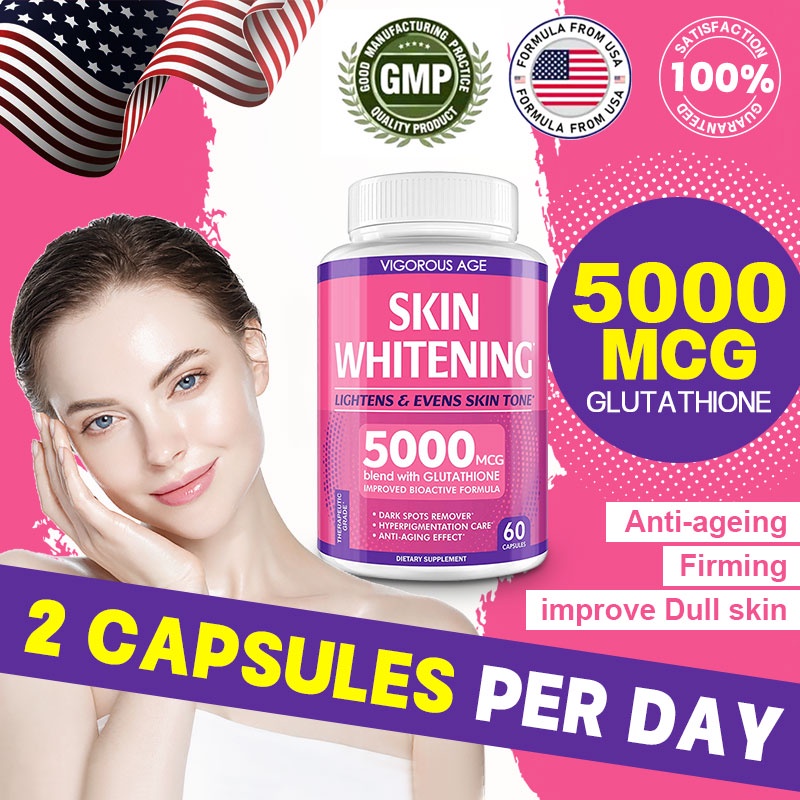 Relumins gluta Collagen Glutathione Whitening 60 Capsules original Luxcent Beauty Supplement 1000