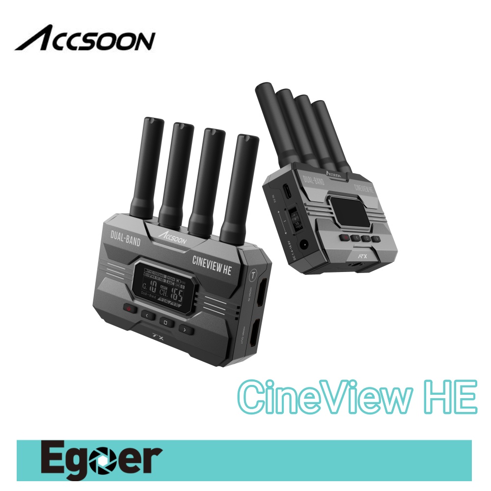 Accsoon CineView HE 2.4Ghz 5Ghz Dual Band Wireless Video Transmitter
