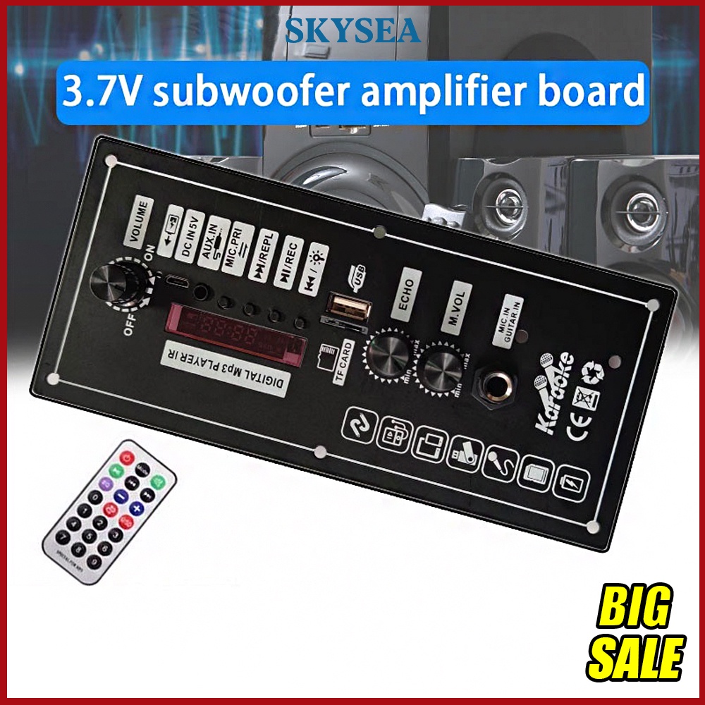 Universal Car Subwoofer 30W Hi-Fi Bass Power Amplifier Board With TF USB bluetooth Function