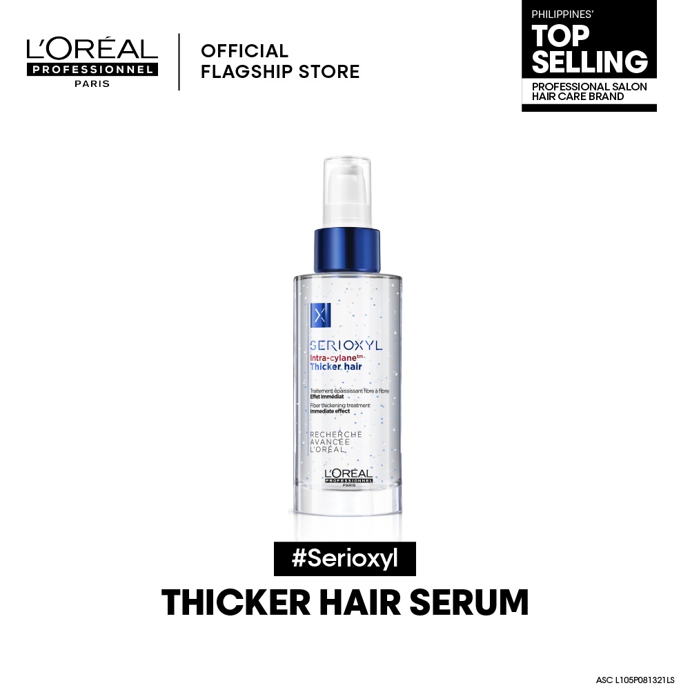 LOreal Professionnel Serioxyl Anti-Hair Loss and Anti-Hair Thinning Thicker Hair  Serum 90ml | Shopee Philippines