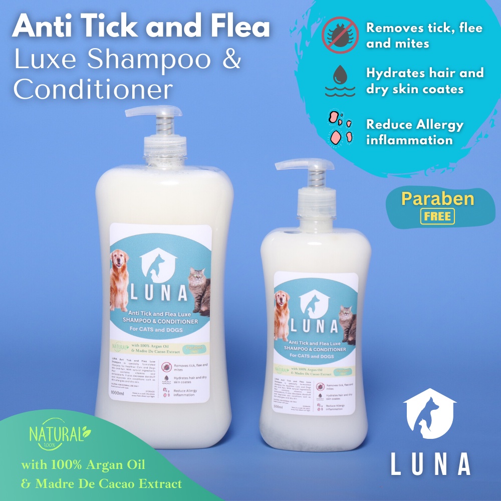 LUNA Luxe Pet Shampoo and Conditioner for Dogs and Cats Shopee