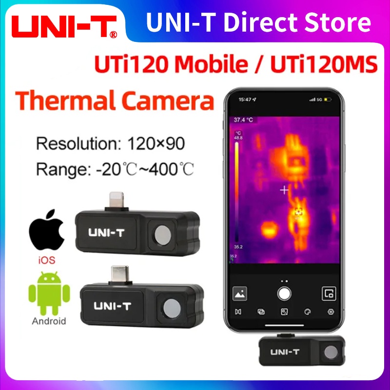 【Ready Stock】UNIT Thermal Camera UTi120 Mobile UTI120MS 10800 Pixel