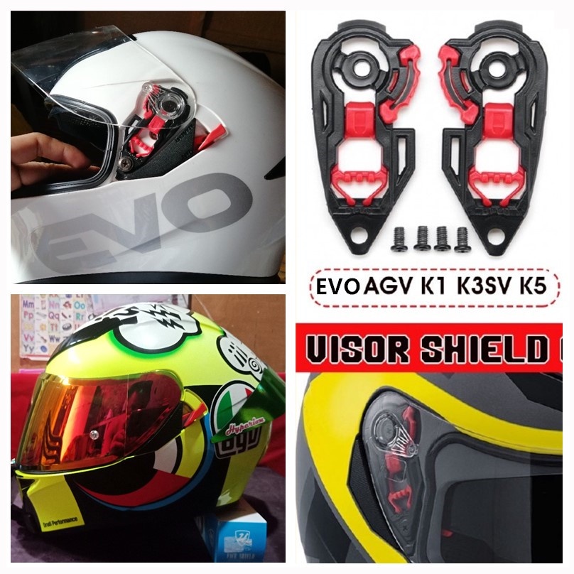 agv シールド K1 K3 K5 用 社外 - ヘルメット