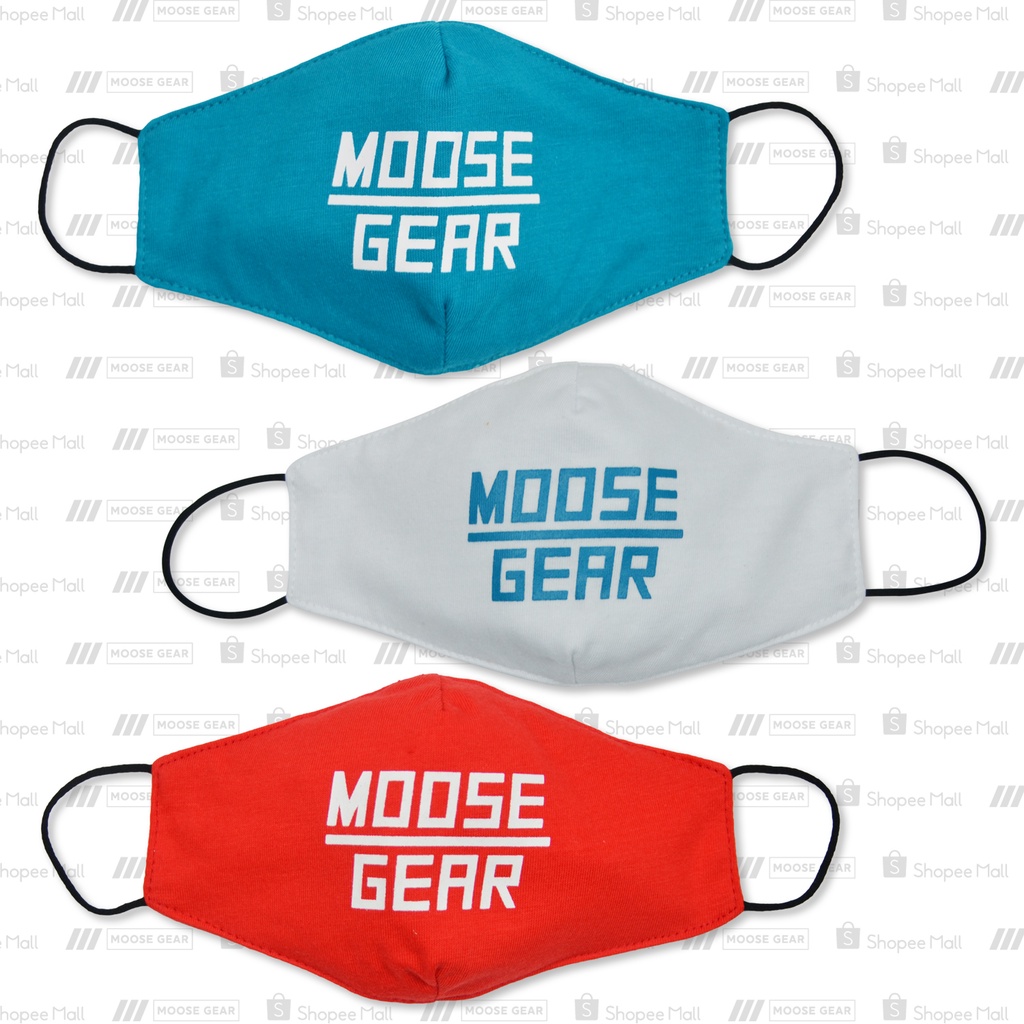 Moose Gear 3-1 Turquoise, White and Red Face Mask for boys (3-1 FM ...