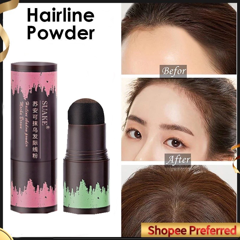 Suake Hairline Shading Powder Filler Stick Concealer Waterproof Hair Shadow Powder Shopee