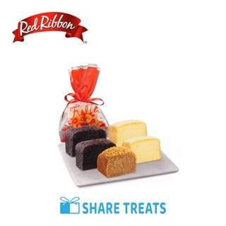 Red Ribbon Assorted Moist Cake Slices Pack 5pcs (SMS eVoucher)