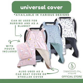 Swaddies PH Universal Cover for Nursing Travel Stroller Carseat