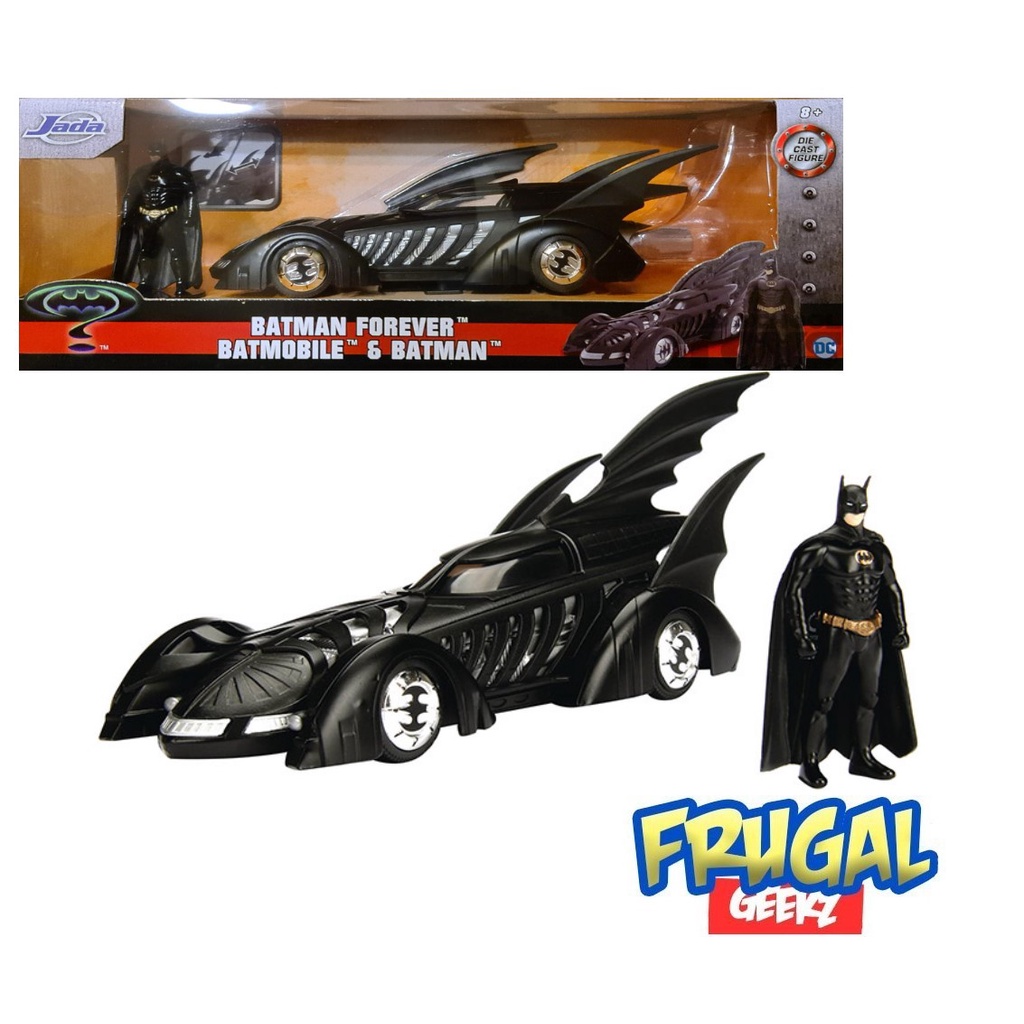 Jada Toys 1/24 Batmobile (Batman Forever) Avec Figurine – Modèle 98036BK – Neuf