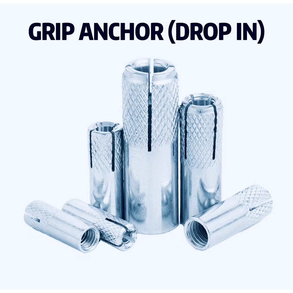 3/8" PER BOX Galvanized Grip Anchor / Expansion Anchor (DROPIN) 3/8" PER BOX Shopee Philippines