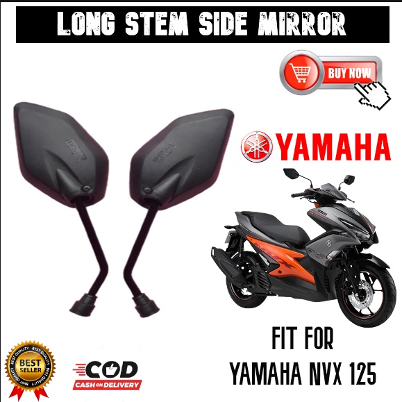 BEST SELLER! YAMAHA NVX 125 Motorcycle Yamaha Side Mirror Long Stem