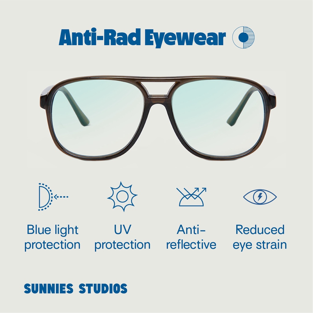 Sunnies Studios Anti Radiation Eyewear Chiyo (Non-graded Blue Light ...