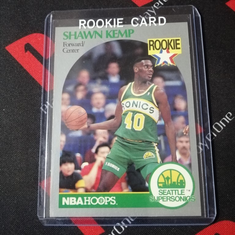 1990 Shawn Kemp Nba Hoops Rookie Card Nba Card Rc Nearmint 30 Year