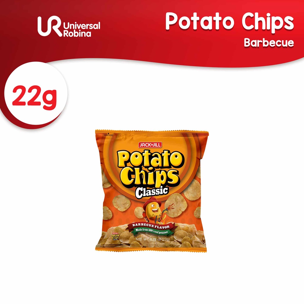 Jnj Potato Chips Barbecue 22g Shopee Philippines 4171