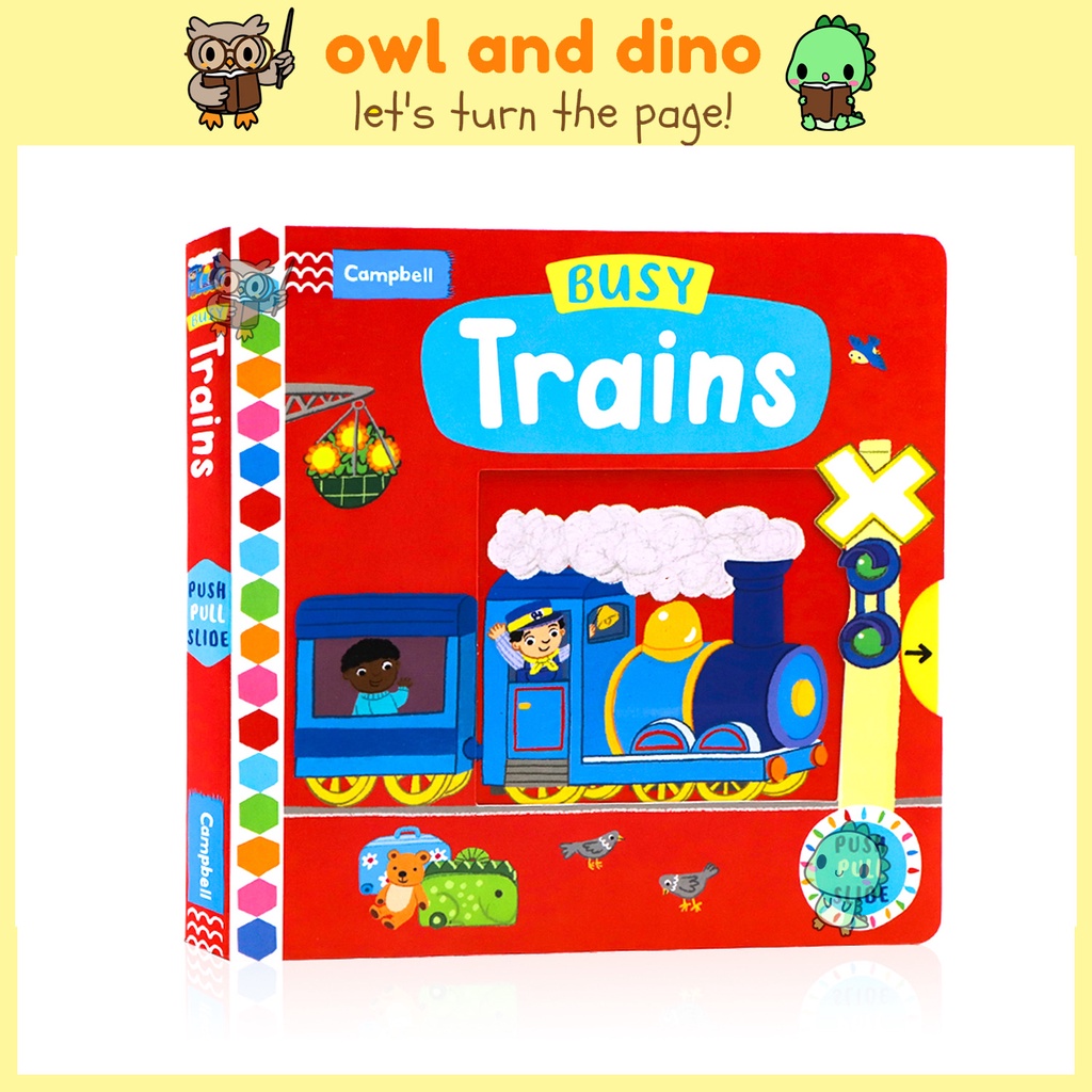 Busy Trains (Interactive Board Book) | Shopee Philippines