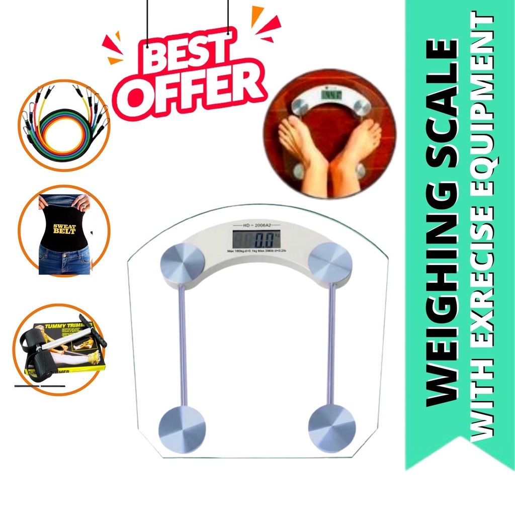 HIGH Quality Digital Glass Personal Home and Bathroom Weighing Scale