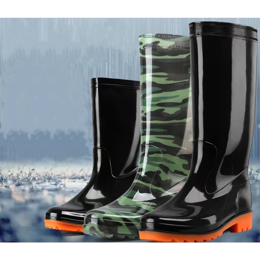 Fashion Rain Boots Safety outdoor Used for mens | Shopee Philippines