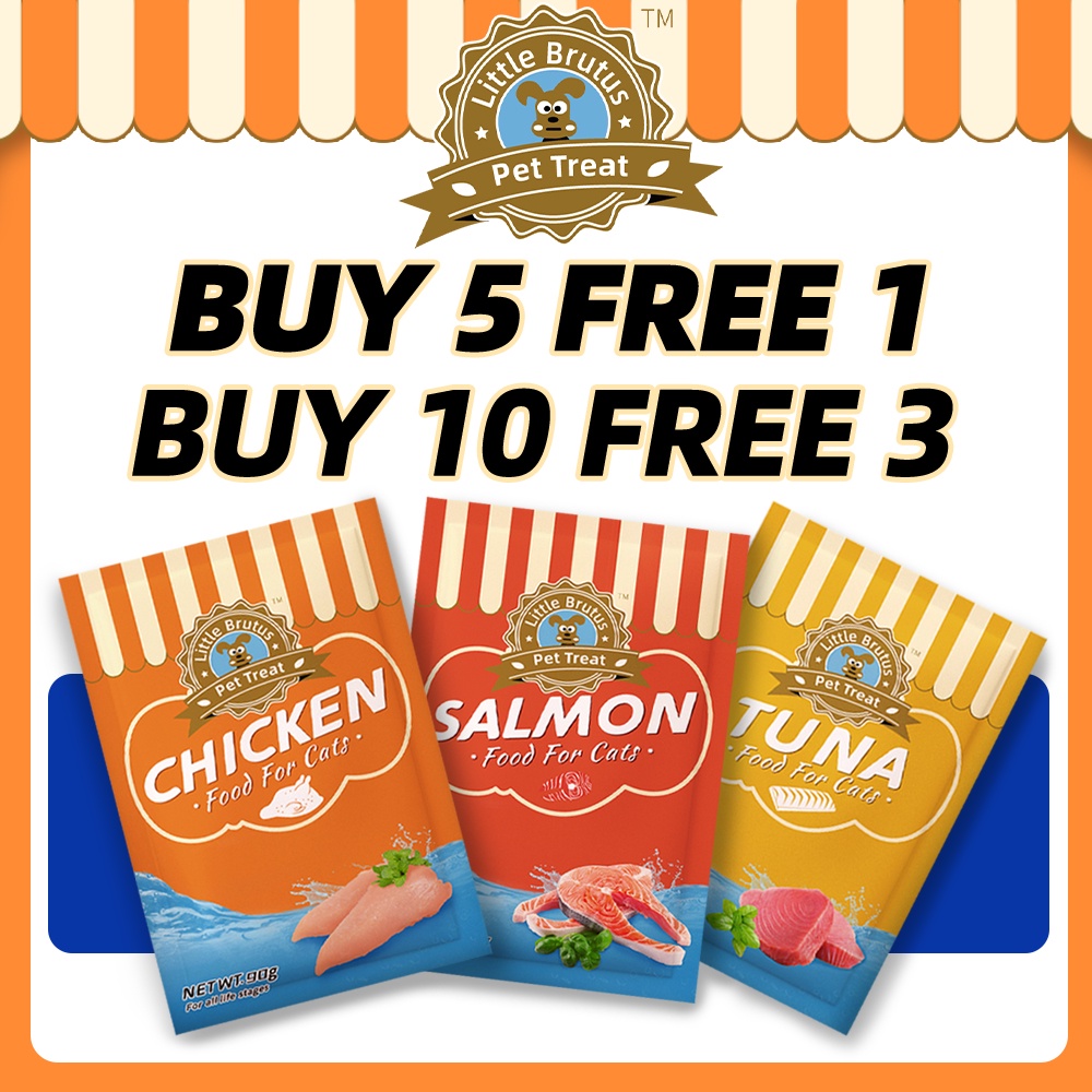 Little Brutus Wet Cat Food/Dry food topper & sauce /Stimulates appetite