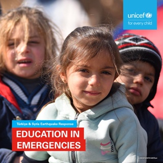UNICEF Donation Voucher for Türkiye-Syria Earthquake Response: Education in Emergencies