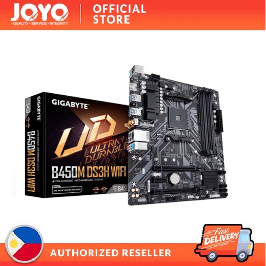 GIGABYTE B450M DS3H WIFI/4*DDR4/M.2/GBE LAN/HMDI/WIFI/AM4/[MATX