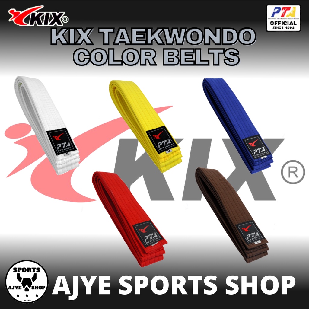 KIX TAEKWONDO COLOR BELTS Shopee Philippines
