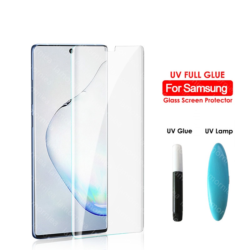 Samsung S22/S22 Plus/S22 Ultra Tempered Glass Full Screen UV Glass Nano