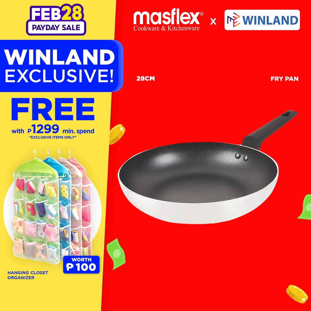 MASFLEX by Winland 28cm Aluminum Satin Series Non Stick Induction Fry