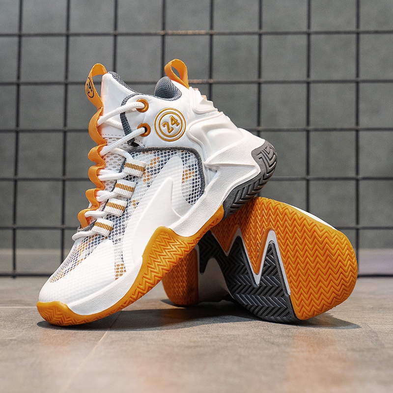 New braided basketball shoes for kids boy  high top rubber  basketball shoes for kids size 28-40 - Image 7