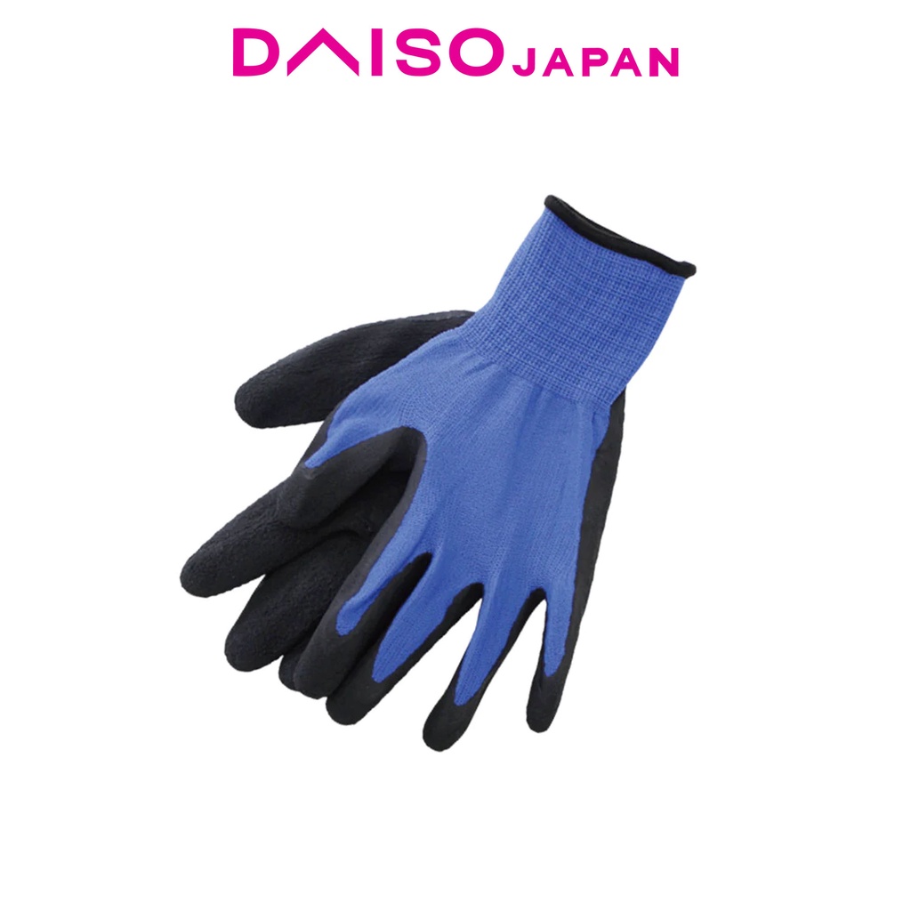Daiso Large Blue Safety Rubber Gloves Shopee Philippines