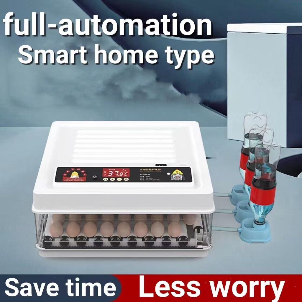 Eggs Incubator 220V/12V Digital Fully Automatic Thermostat Egg Hatching